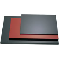 生花板 厚型 中 表黒 裏朱